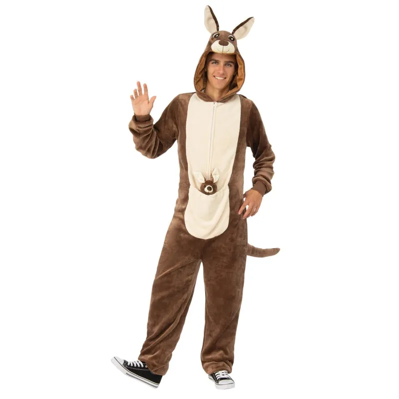 Adult Costume - Kangaroo Furry Onesie