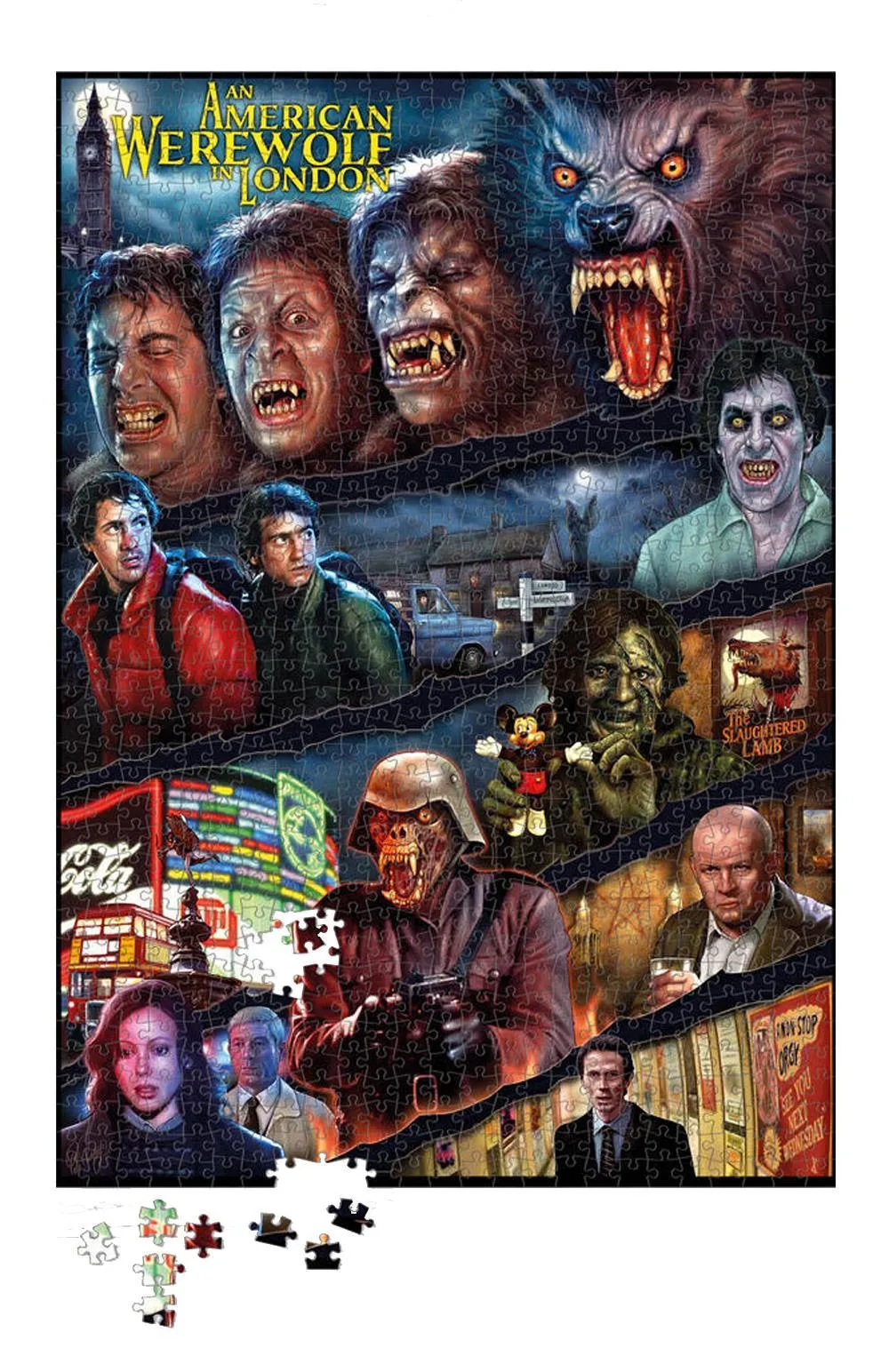 An American Werewolf in London - Classic Horror 1000 Piece Jigsaw Puzzle