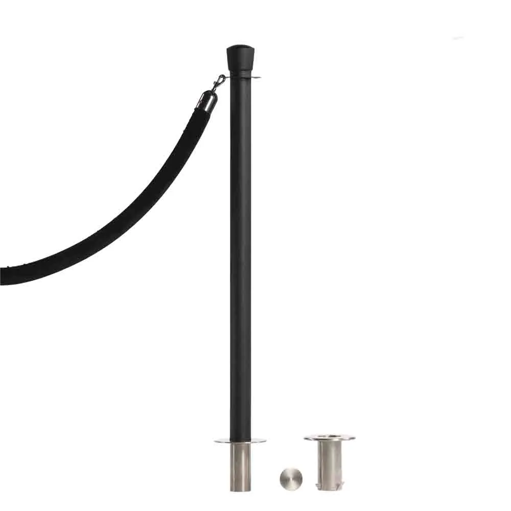 Ball Top Rope Stanchion with Removable Base - Montour Line CXlineR