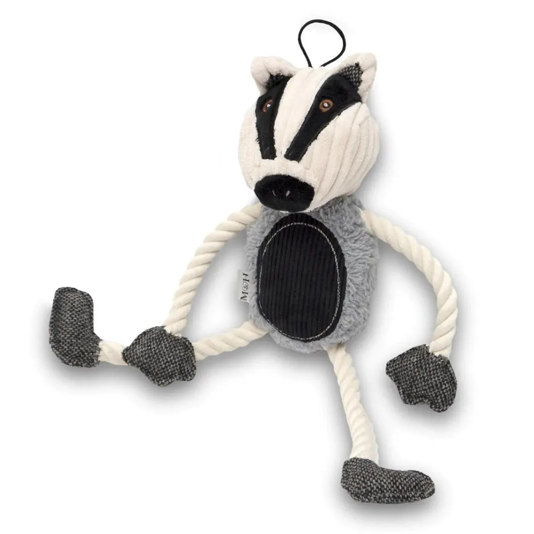 Baxter Badger Plush Dog Toy