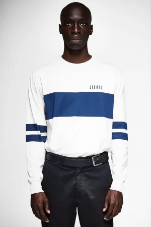 BLOCK LONG SLEEVE STRIPE TEE