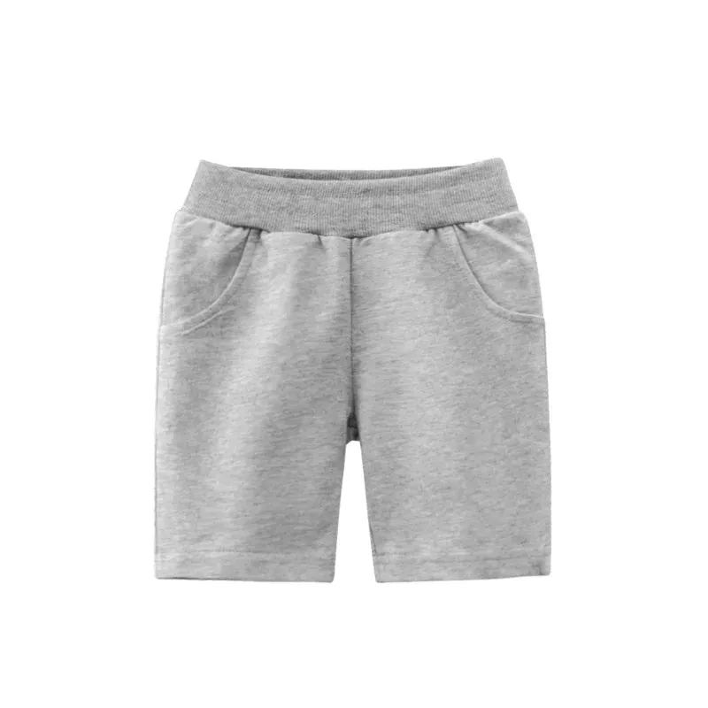 Boys Shorts Candy Color Summer Beach Loose Casual Short Classic Student Boys Sweatpants Girl Cotton & Linen Comfortable 0-6Y