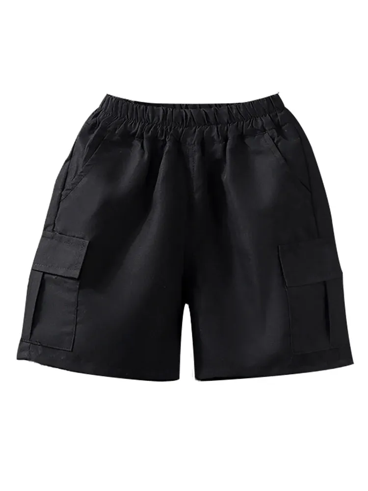 Boys Summer Casual Fashion Cargo Pants Comfortable Breathable Loose Sports Teen Shorts Spring Summer Children Casual Short Pants