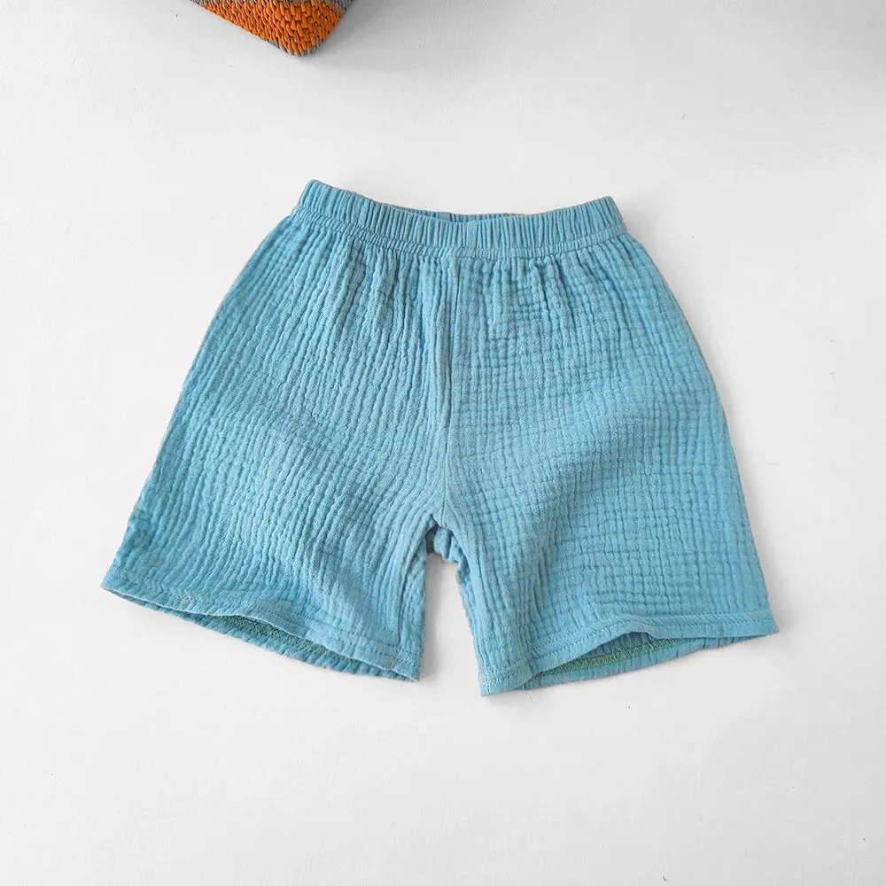 Brief Unisex Kids Shorts Solid color Summer fifth pants Soft Comfortable Children's Boy Girls Short Pants