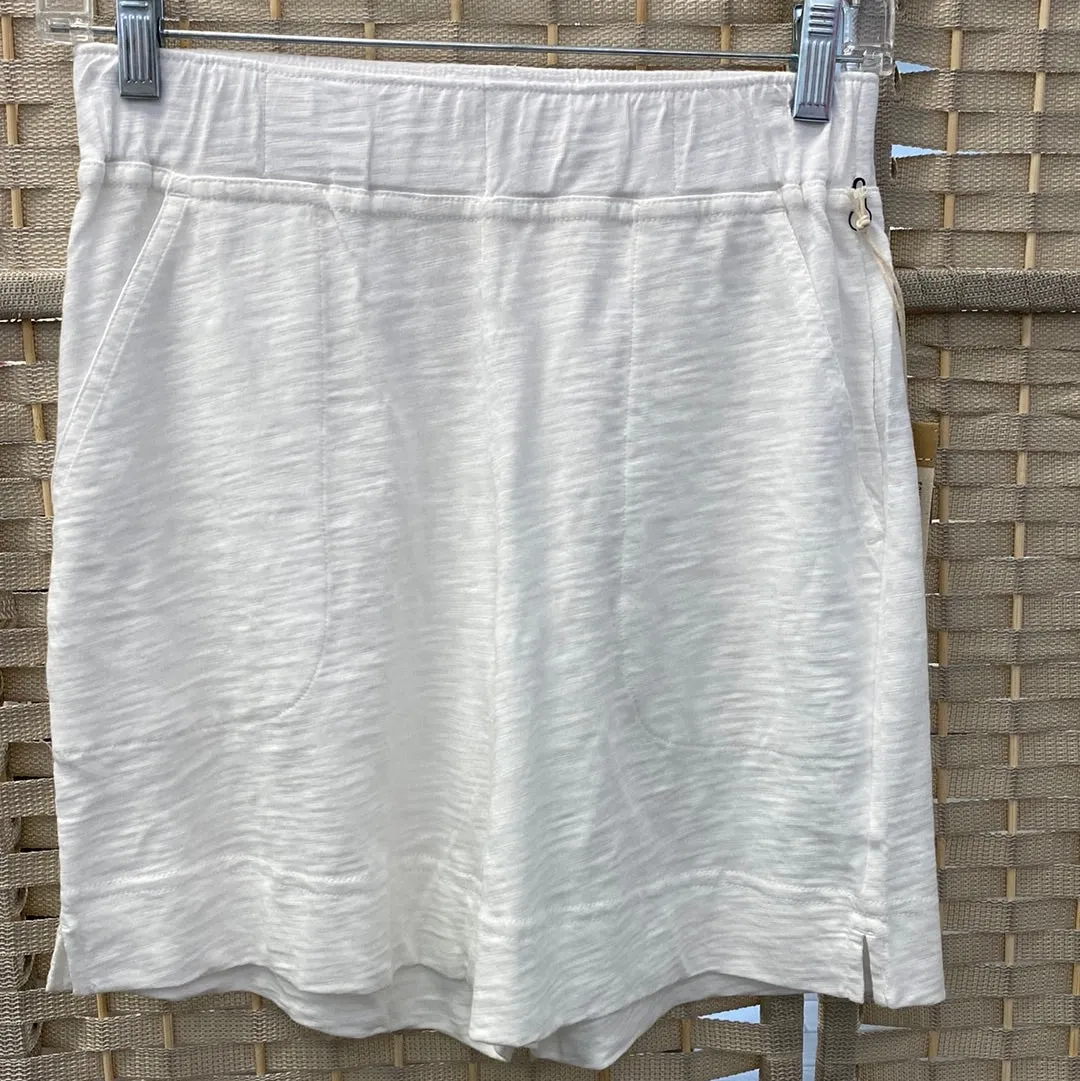 Cotton Slub Short - White