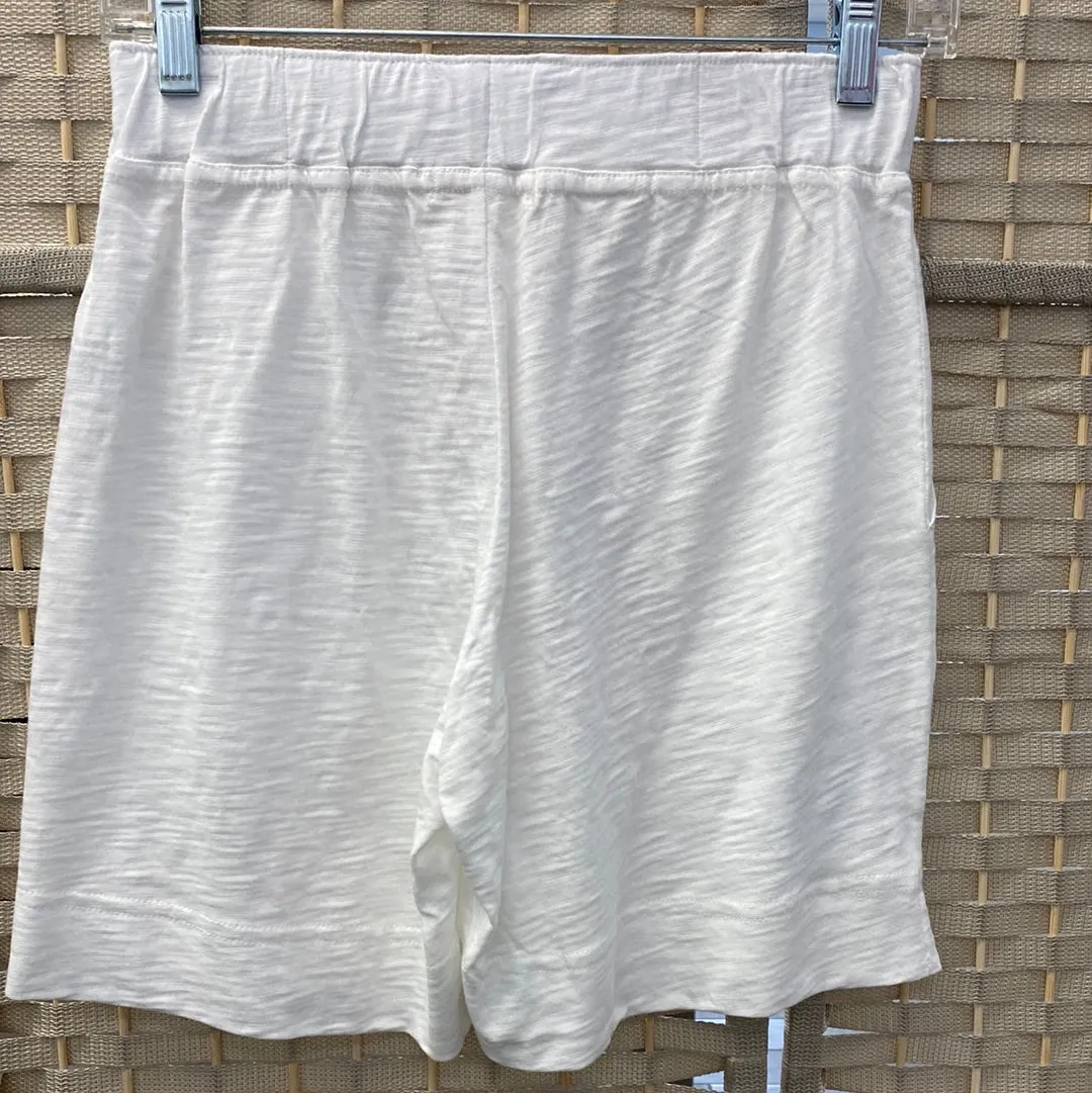 Cotton Slub Short - White