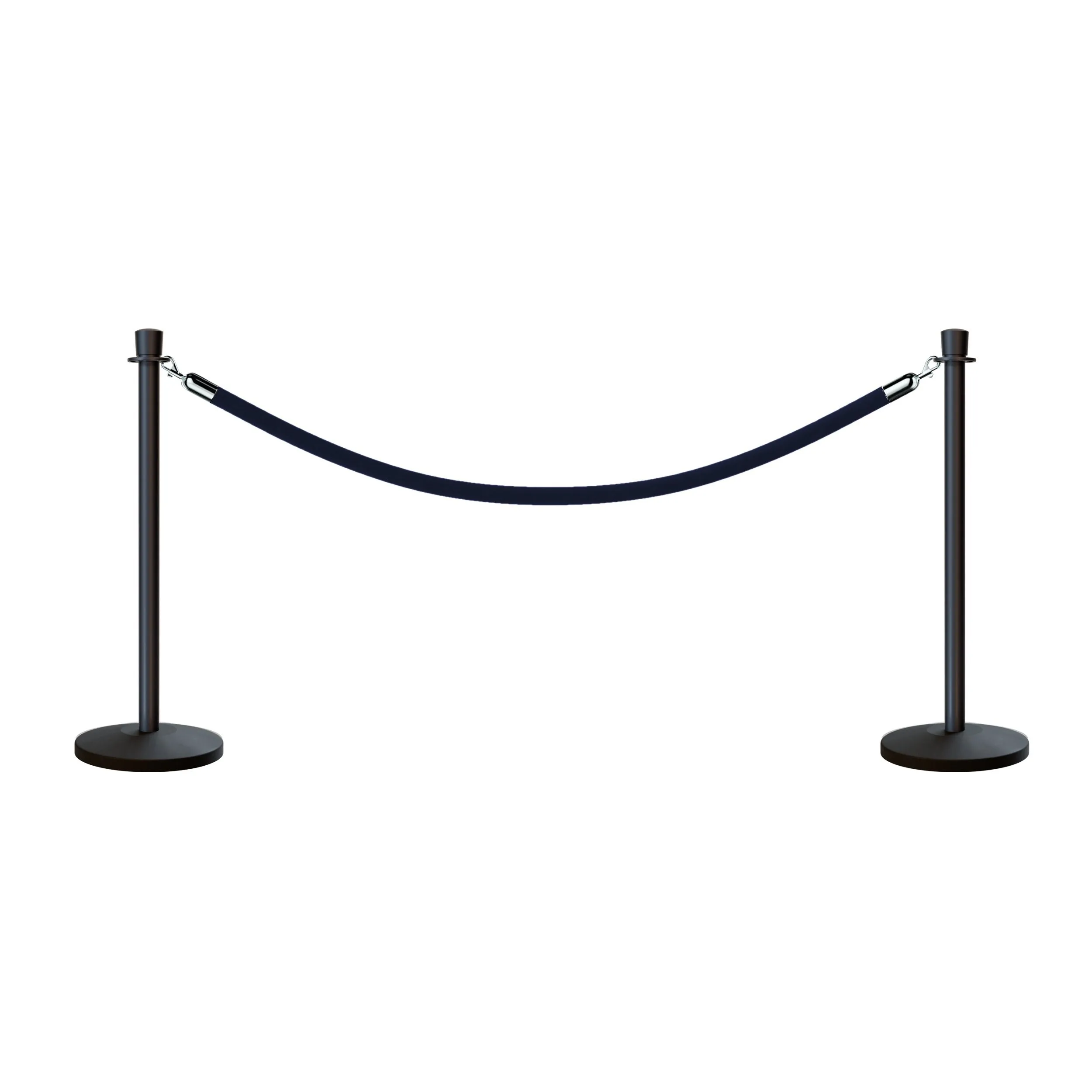 Crown Top Post and Rope Stanchion Kit - Montour Line