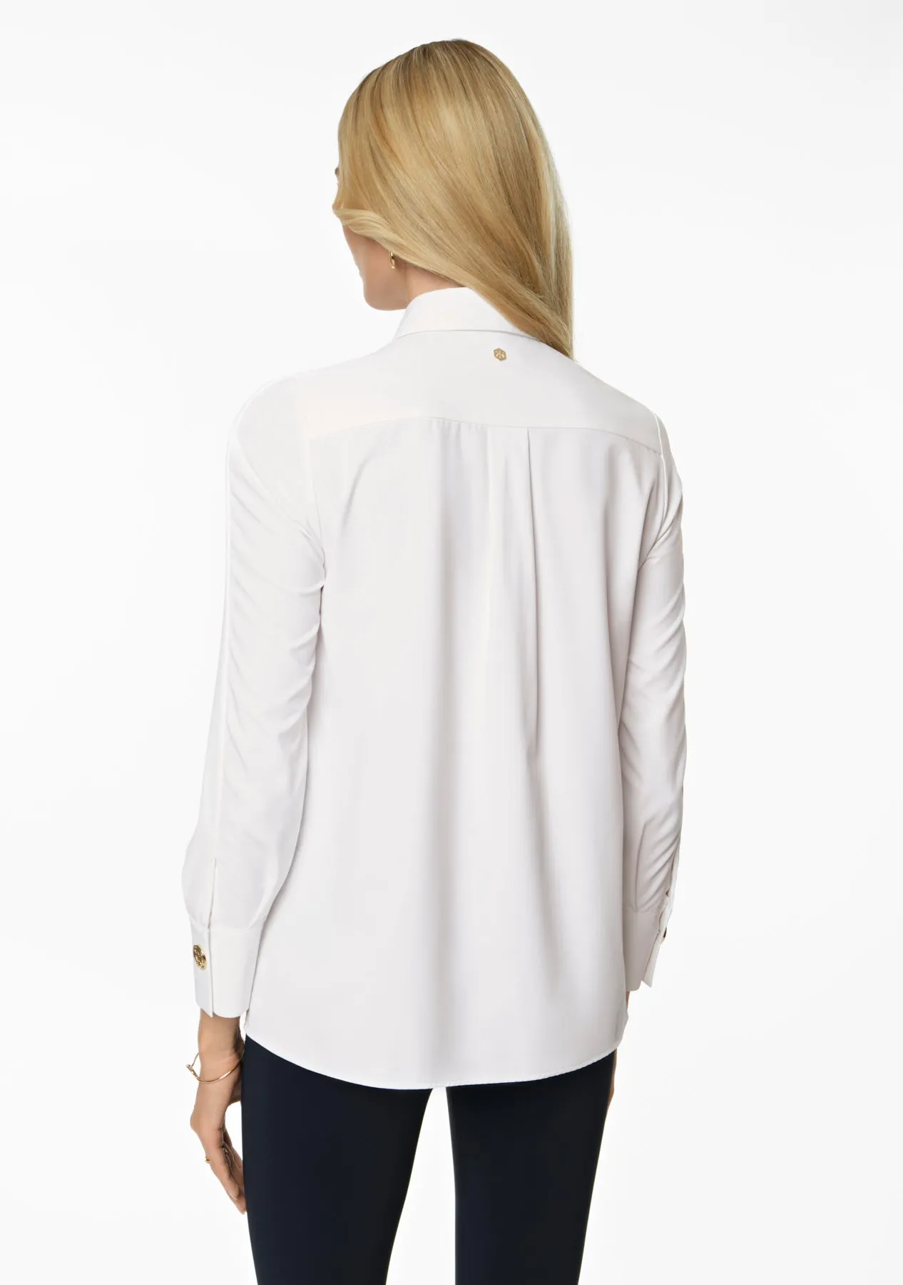 DONNA Stretch Shirt white