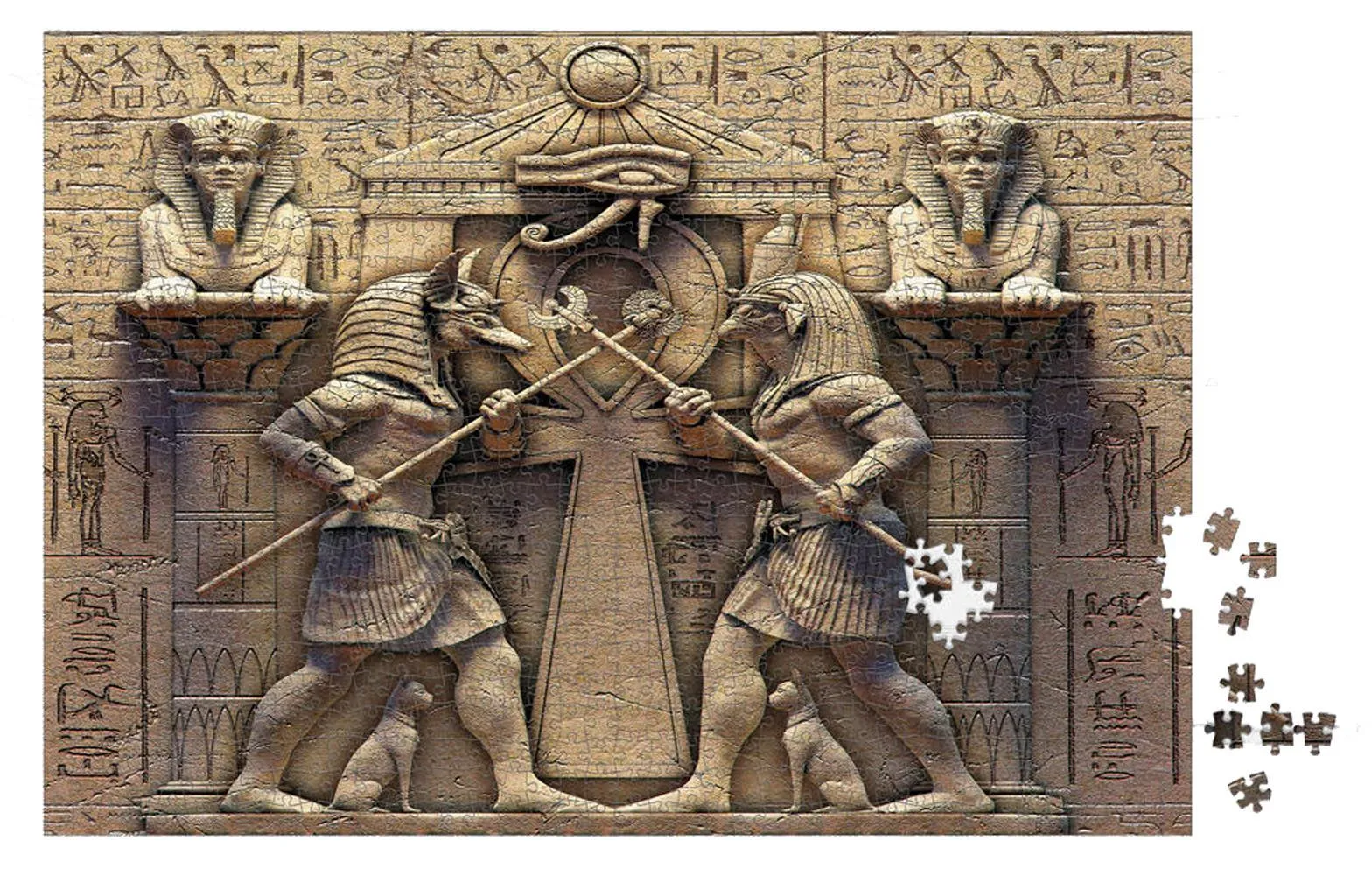 Egyptian Gods - 1000 Piece Jigsaw Puzzle