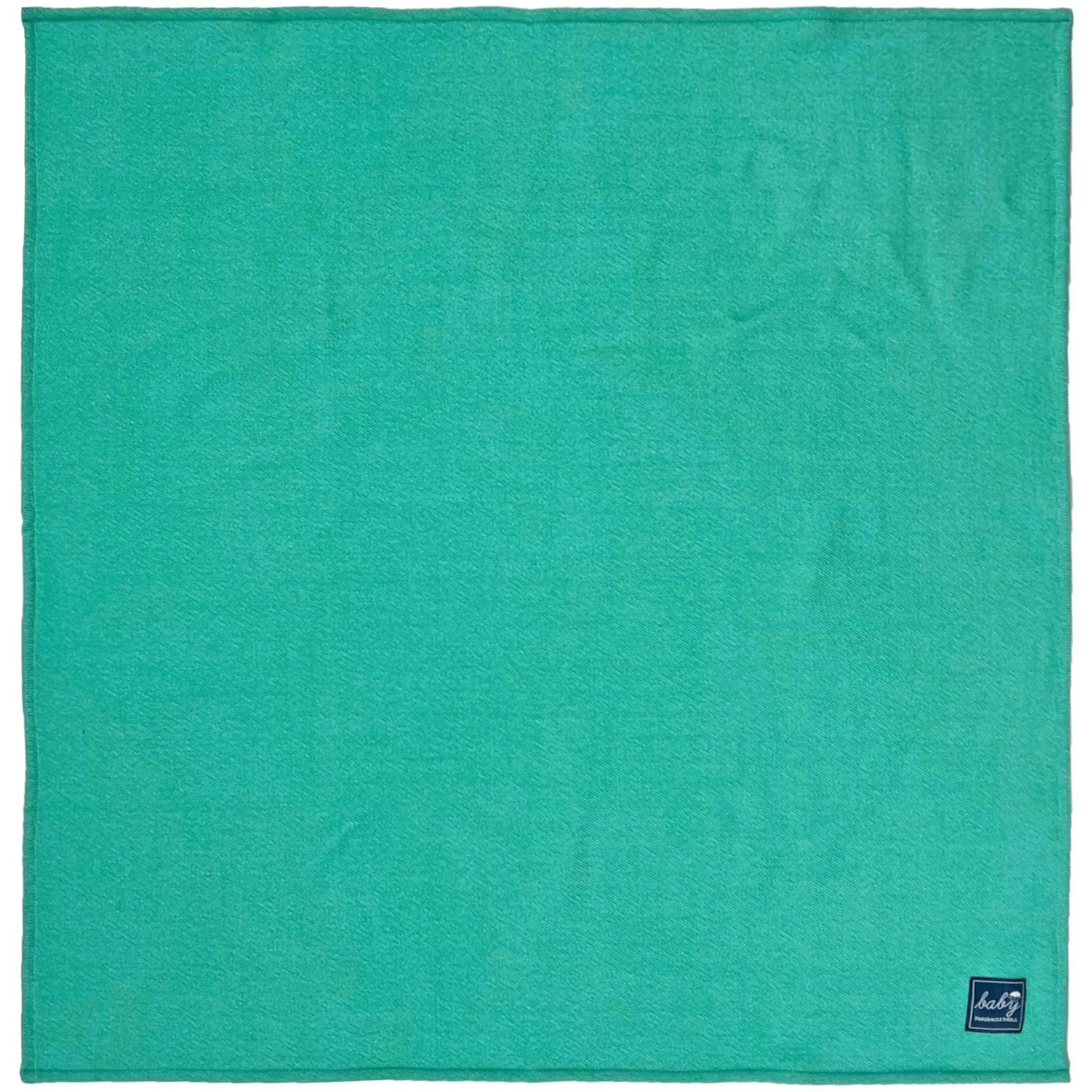 Factory Second Solid Wool Baby Blanket - Teal