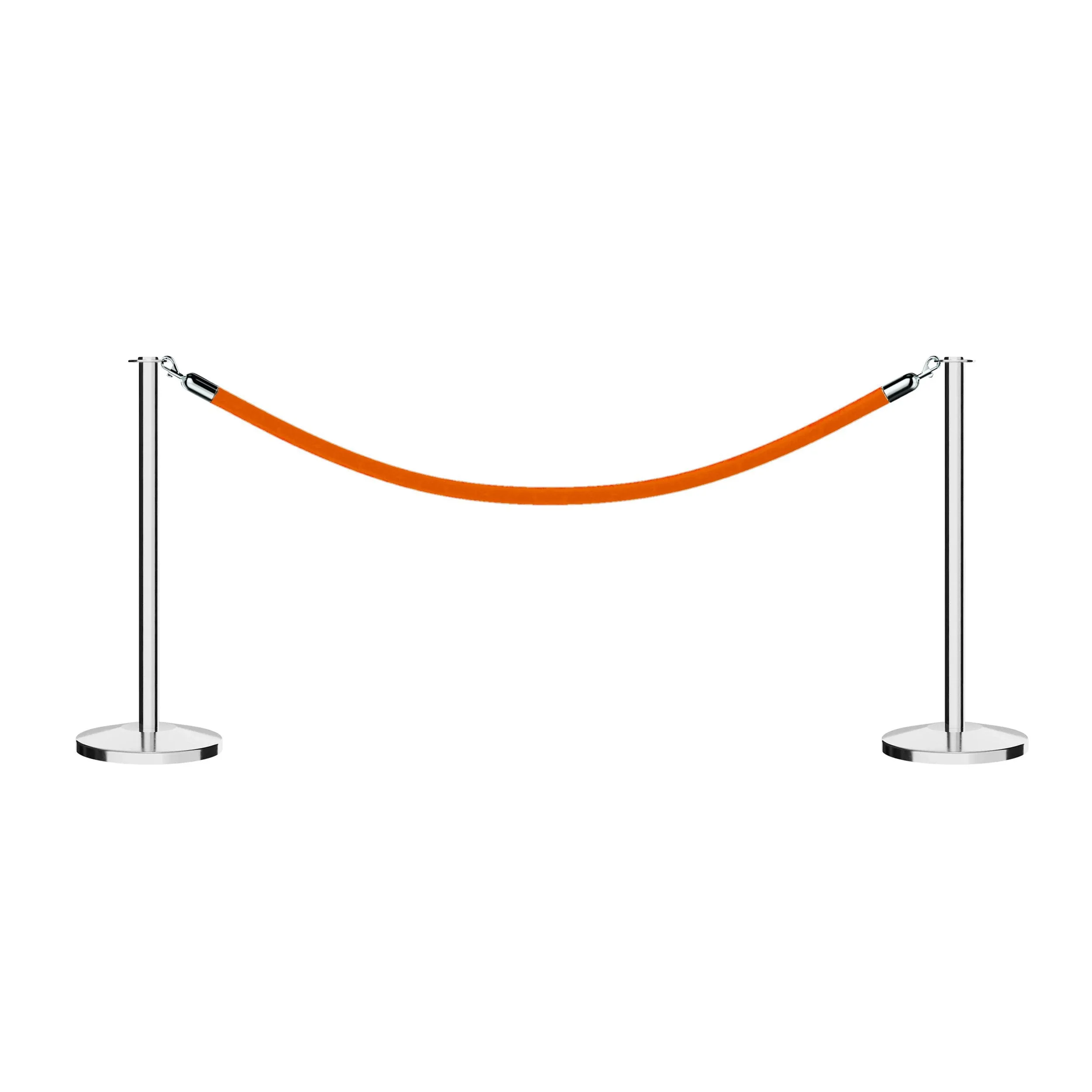 Flat Top Post and Rope Stanchion Kit - Montour Line