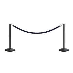 Flat Top Post and Rope Stanchion Kit - Montour Line