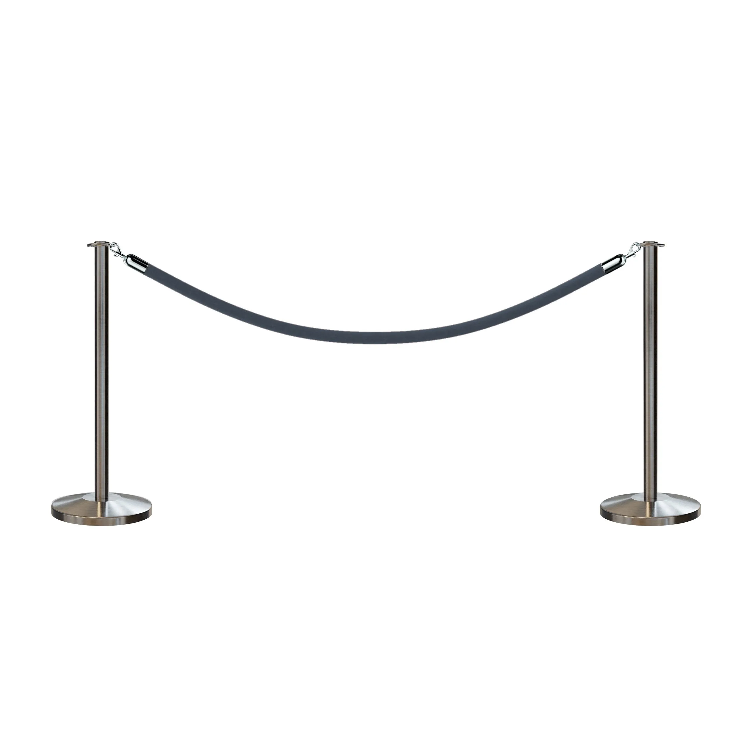 Flat Top Post and Rope Stanchion Kit - Montour Line