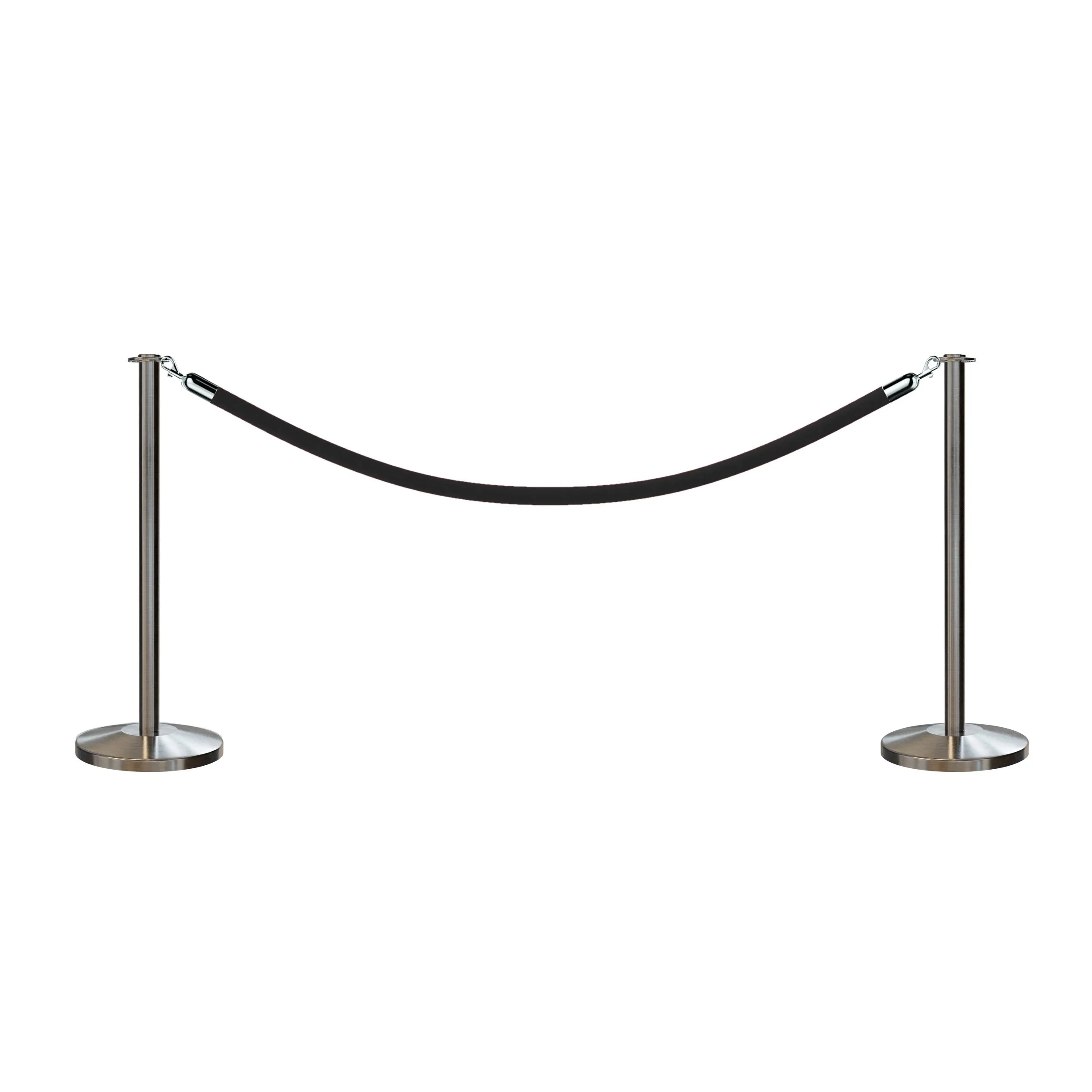 Flat Top Post and Rope Stanchion Kit - Montour Line