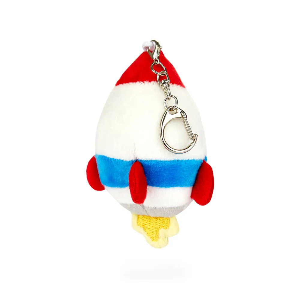 Fluffy Rocket Keychain