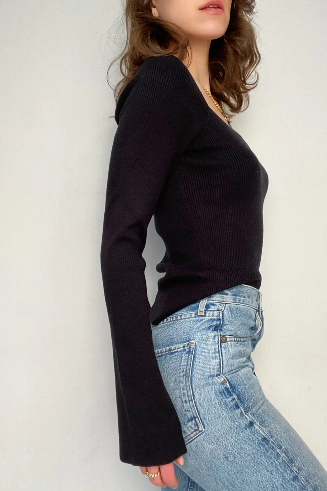 Frame - Luxe Bell Sleeve Sweater