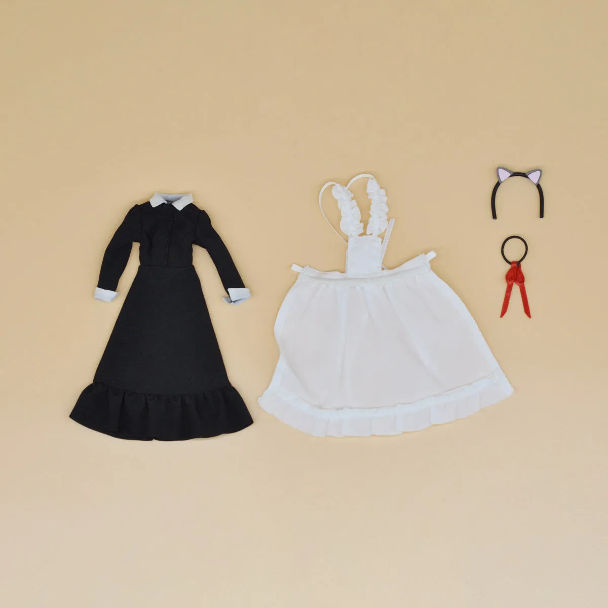 HiPlay CUKE TOYS, The Housemaid Doll Clothes Set,  For 6 Inches Figure