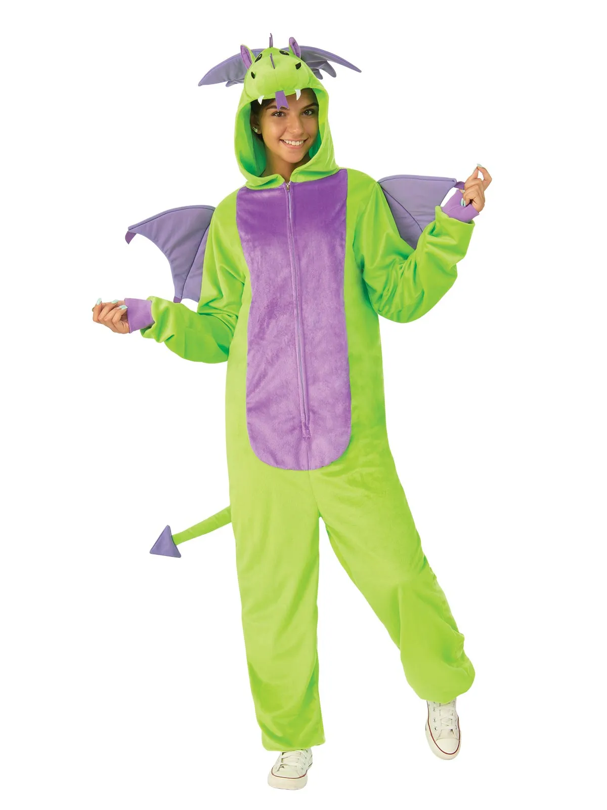 Men's Costume - Green Dragon Furry Onesie