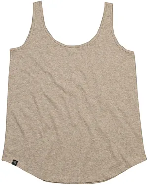 MTS M092 ― Damen Loose Fit Tank Top Bio-Baumwolle - Melange Beige