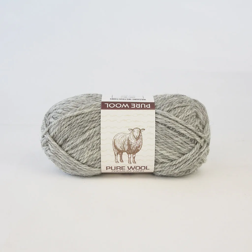 Pure Wool Yarn - 100% Wool - 8ply 50g