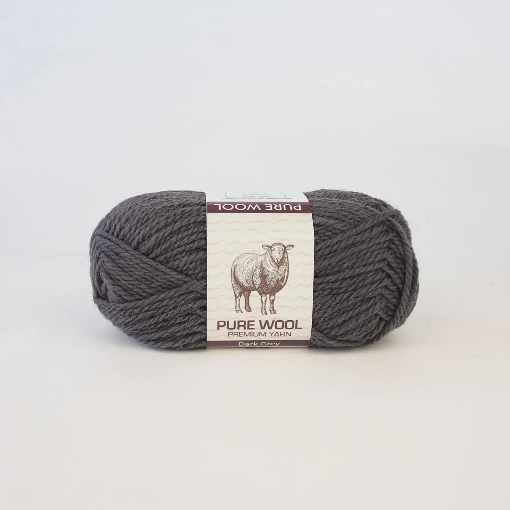 Pure Wool Yarn - 100% Wool - 8ply 50g