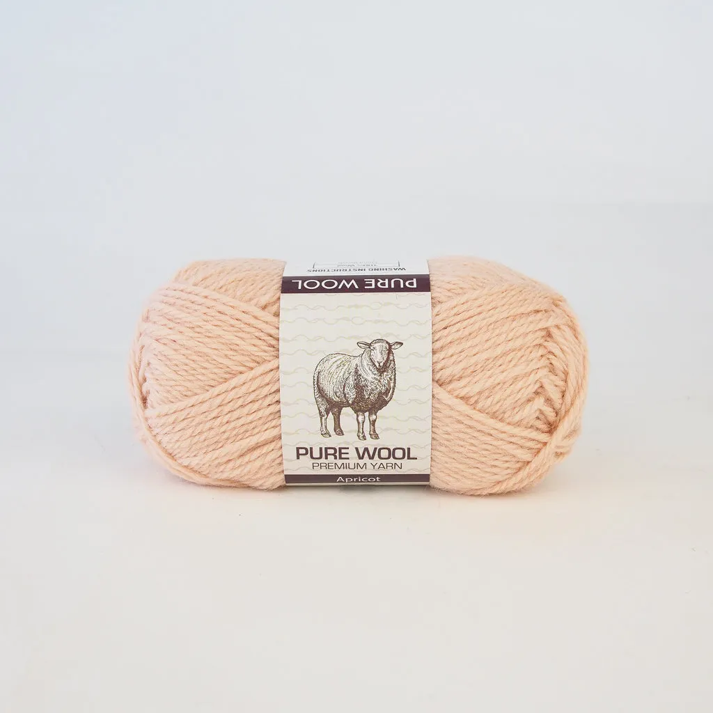 Pure Wool Yarn - 100% Wool - 8ply 50g