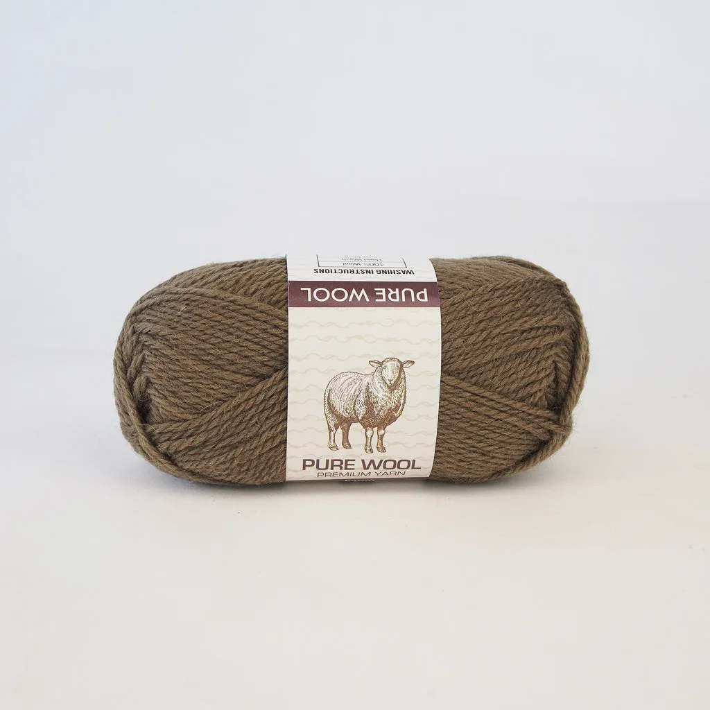 Pure Wool Yarn - 100% Wool - 8ply 50g