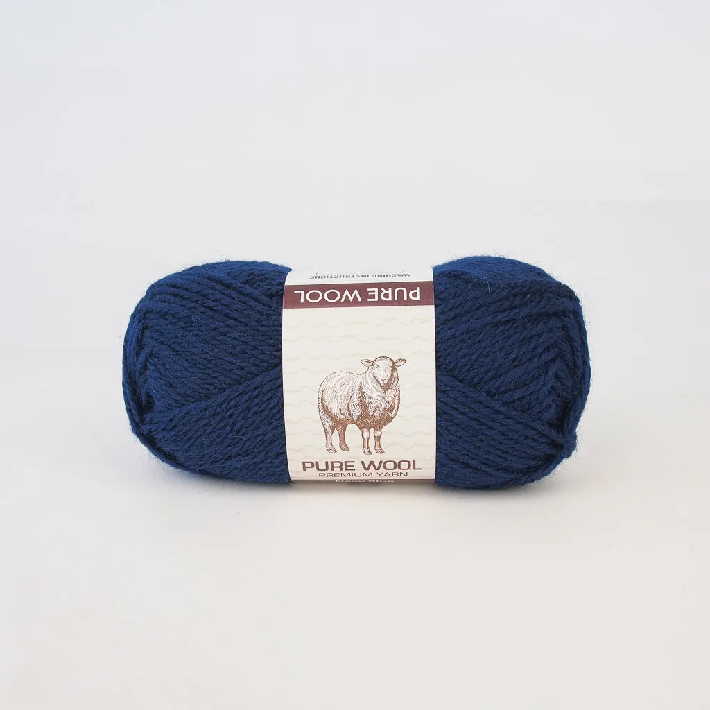 Pure Wool Yarn - 100% Wool - 8ply 50g