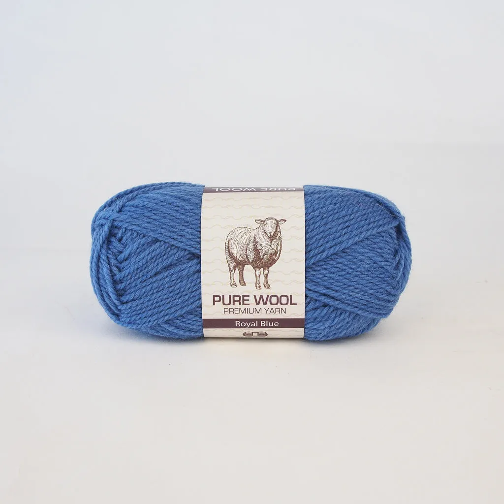 Pure Wool Yarn - 100% Wool - 8ply 50g