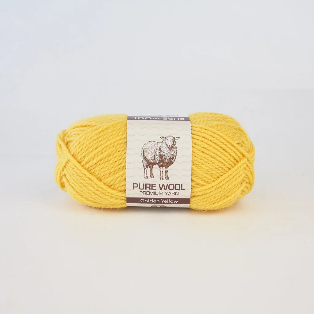 Pure Wool Yarn - 100% Wool - 8ply 50g