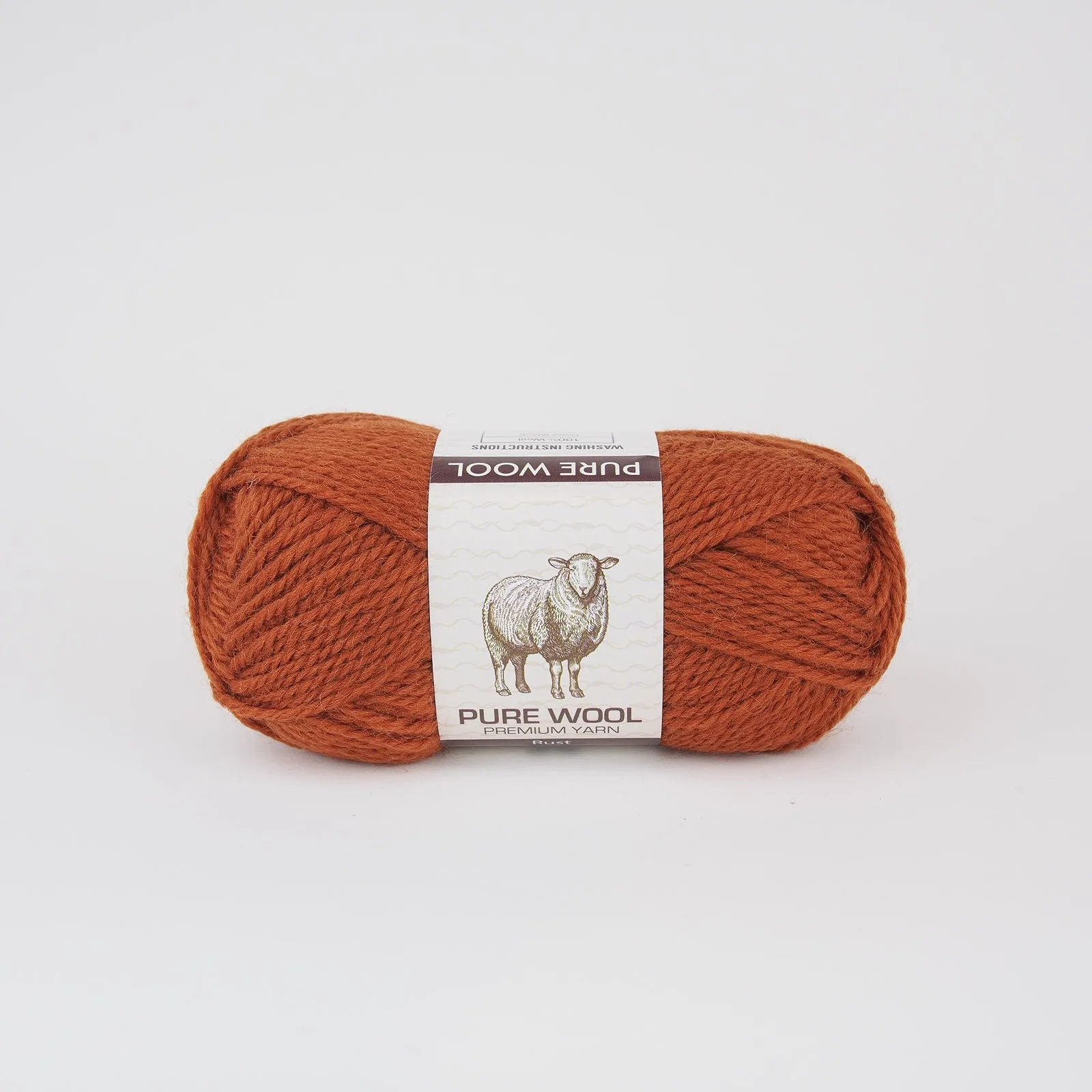 Pure Wool Yarn - 100% Wool - 8ply 50g