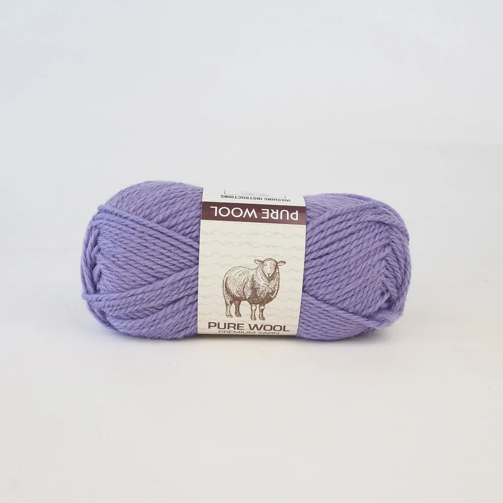 Pure Wool Yarn - 100% Wool - 8ply 50g