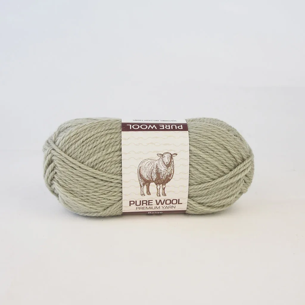 Pure Wool Yarn - 100% Wool - 8ply 50g