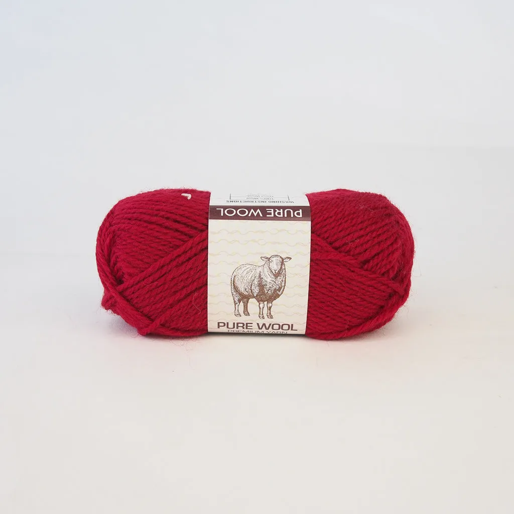 Pure Wool Yarn - 100% Wool - 8ply 50g