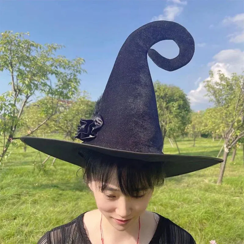 "Halloween Witch and Wizard Hat Costume Accessory for Adults - Devil Cap Cosplay Props and Decorations"