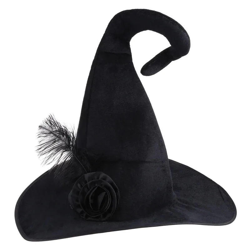 "Halloween Witch and Wizard Hat Costume Accessory for Adults - Devil Cap Cosplay Props and Decorations"