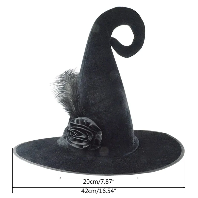 "Halloween Witch and Wizard Hat Costume Accessory for Adults - Devil Cap Cosplay Props and Decorations"