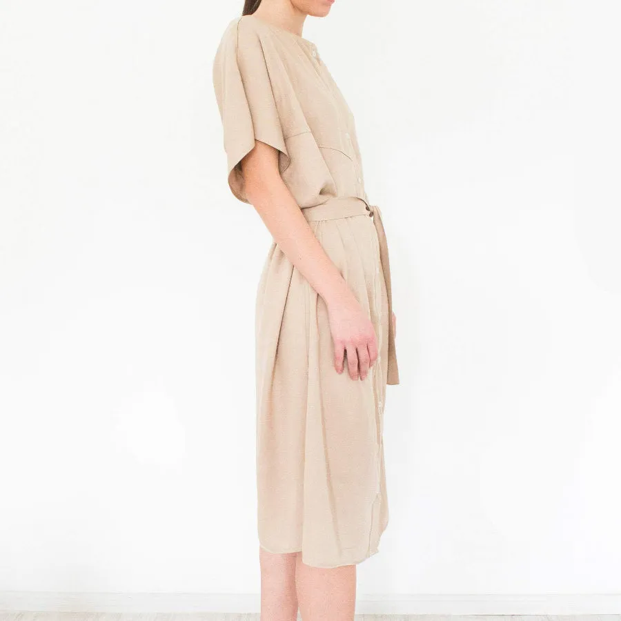 Shirt Dress Beige Size S, XL, XXL