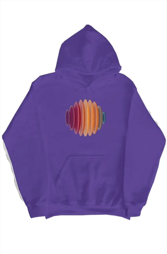 SMF 3D Retro Purple Sunset Hoodie