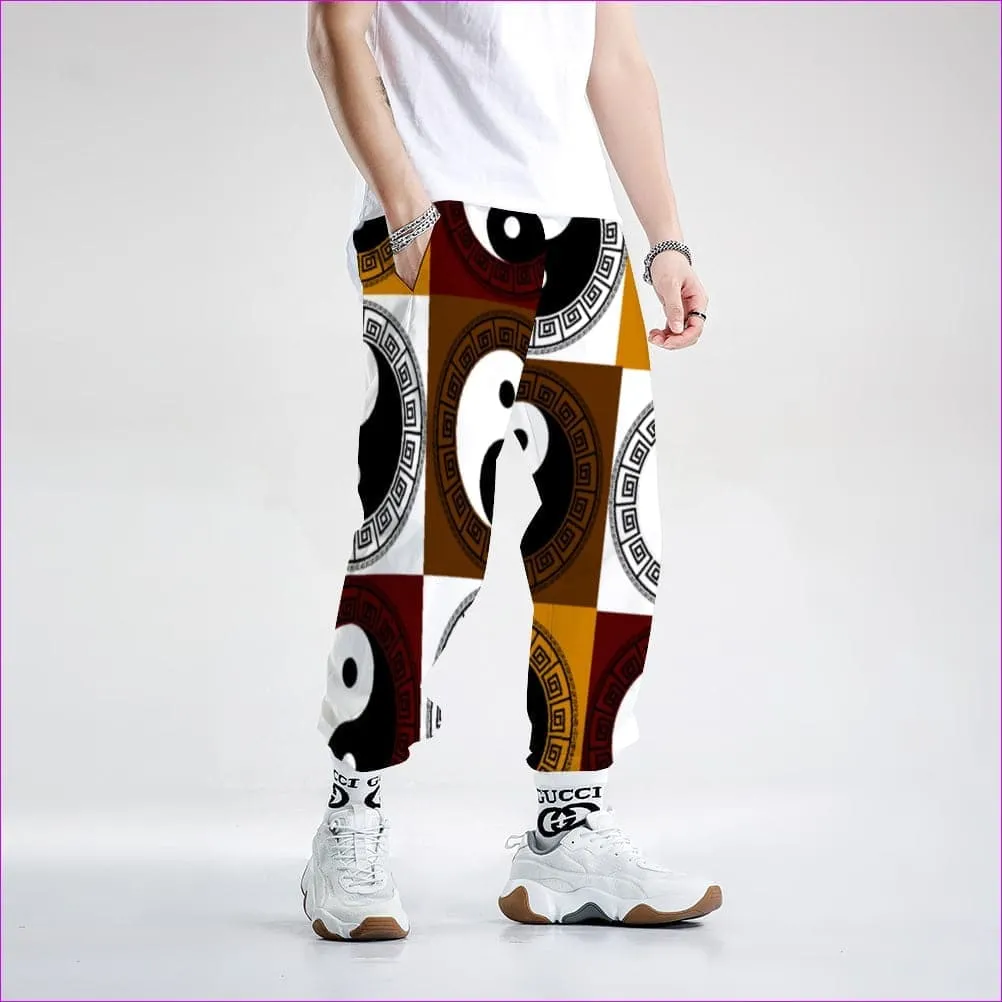 Yin Yang Baggy Broken Twill Joggers with Optimal Design