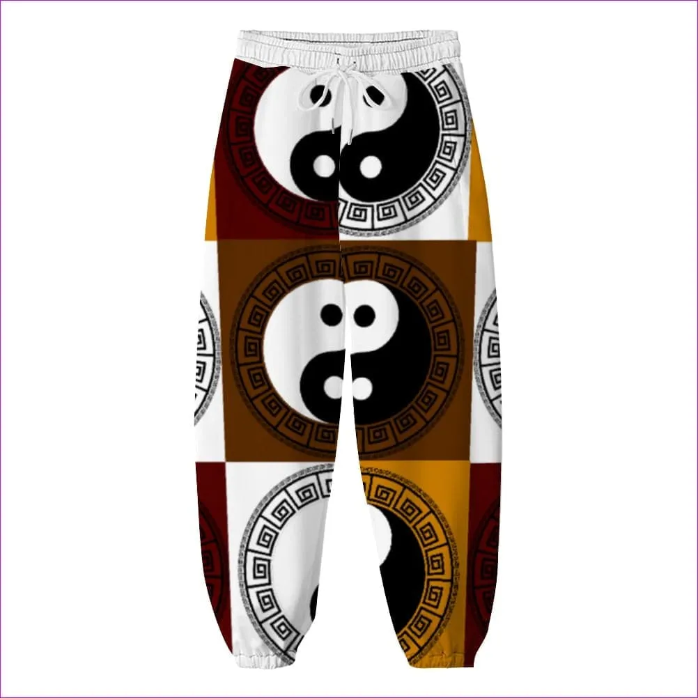 Yin Yang Baggy Broken Twill Joggers with Optimal Design