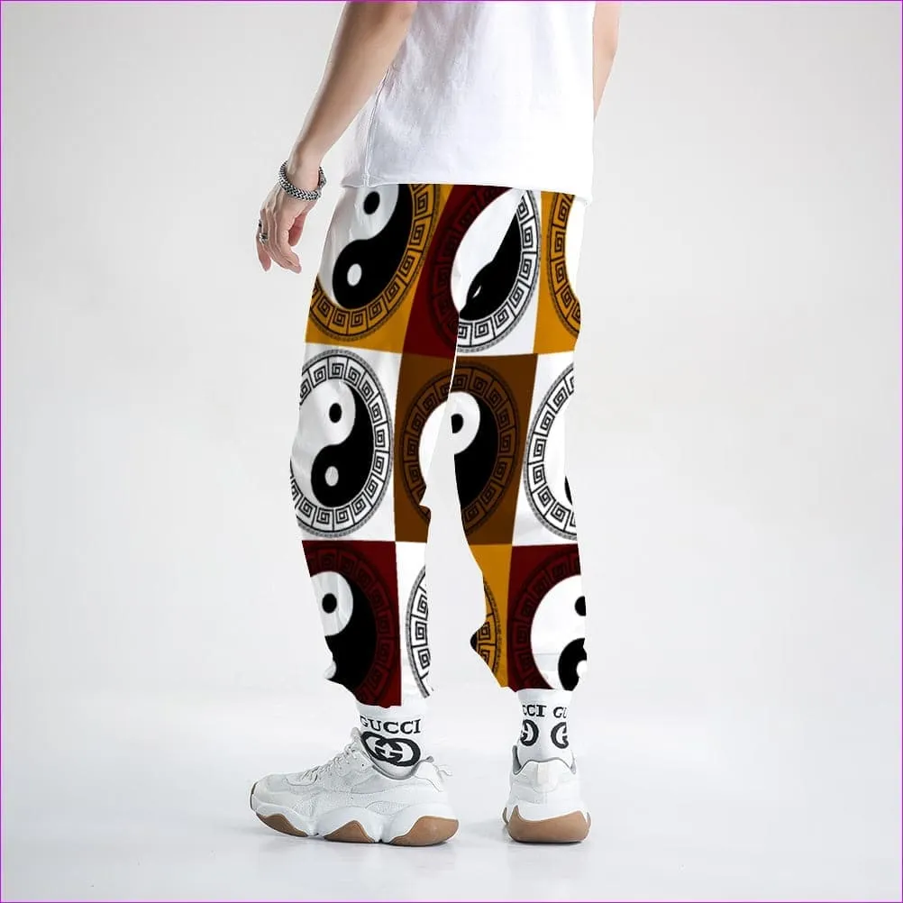 Yin Yang Baggy Broken Twill Joggers with Optimal Design