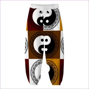 Yin Yang Baggy Broken Twill Joggers with Optimal Design